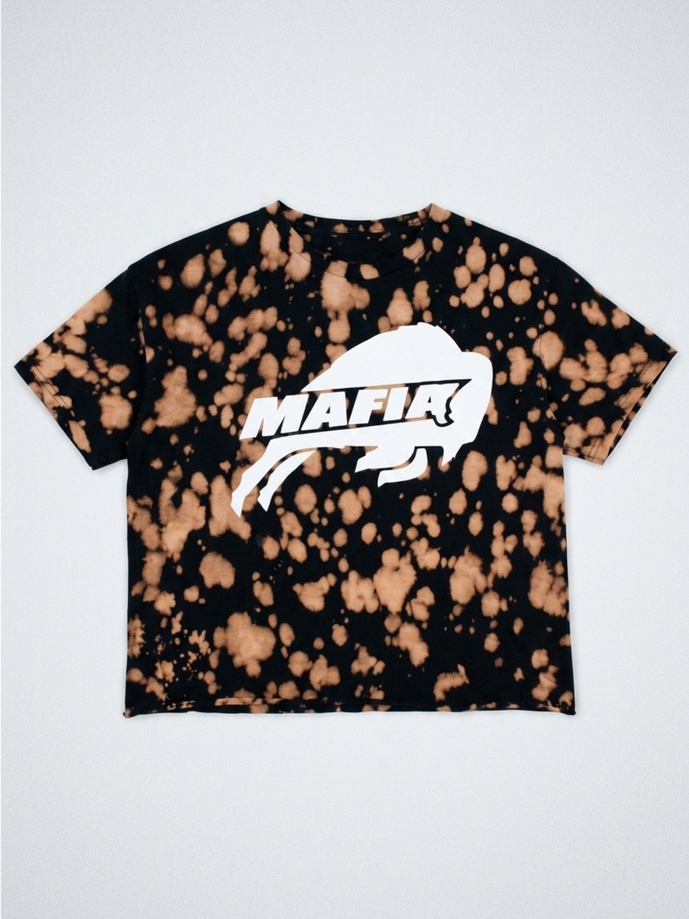 Buffalo Bills Crop Top Tie-Dye